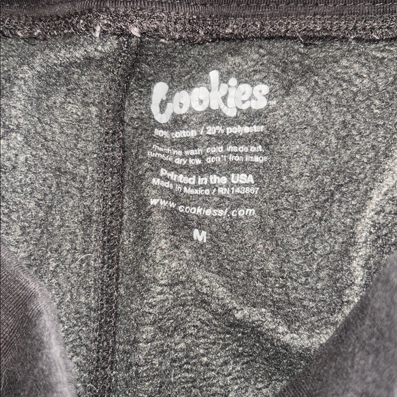 Cookies Black Joggers for Men - Picture 2 of 2